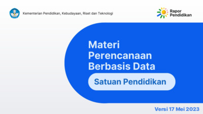 Materi Perencanaan Berbasis Data Untuk Satuan Pendidikan - Repositori ...